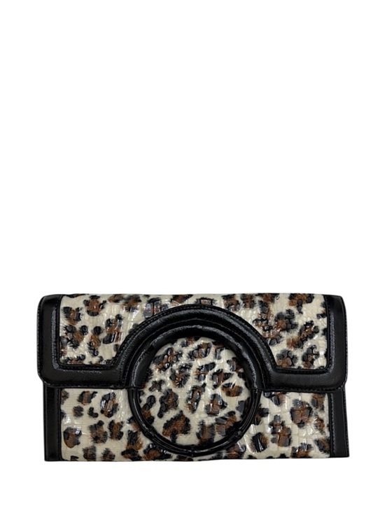 Joan Rivers Handbags - JOAN RIVERS - BLACK BROWN TAN CLASSICS COLLECTION CLUTCH